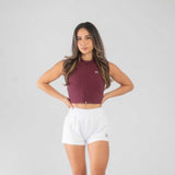 Kensui Cropped Zip Top, view 3