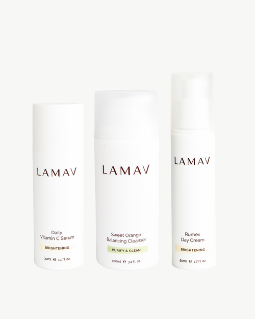 LAMAV Brightening Organic Skincare Essentials