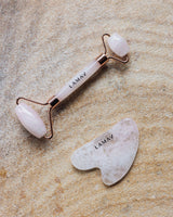 LAMAV Quartz Gua Sha and Roller Set, view 2