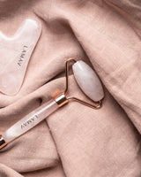 LAMAV Quartz Gua Sha and Roller Set, view 3
