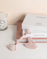 LAMAV Quartz Gua Sha and Roller Set, view 4