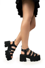 Lamoda About Me Chunky Platform Sandals, view 3