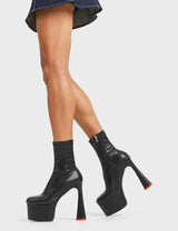 Lamoda Addicted Platform Ankle Boots, view 3