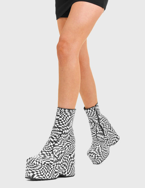Lamoda Aftershock Chunky Platform Ankle Boots