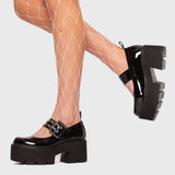Lamoda All Star Chunky Mary Jane Shoes, view 4
