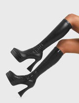 Lamoda Alter Ego Platform Knee High Boots, view 2