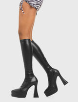 Lamoda Alter Ego Platform Knee High Boots, view 4