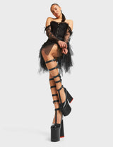 Lamoda My Angel Platform Knee High Boots, view 3