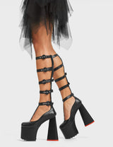 Lamoda My Angel Platform Knee High Boots, view 4