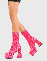 Lamoda Another Realm Platform Ankle Boots, view 3