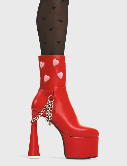 Lamoda Back Me Platform Ankle Boots