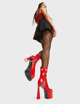 Lamoda Back Me Platform Ankle Boots, view 3