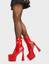 Lamoda Back Me Platform Ankle Boots, view 4