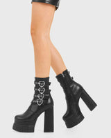 Lamoda Back To Love Creeper Platform Ankle Boots, view 3