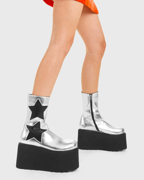 Lamoda Big Shot Chunky Platform Ankle Boots