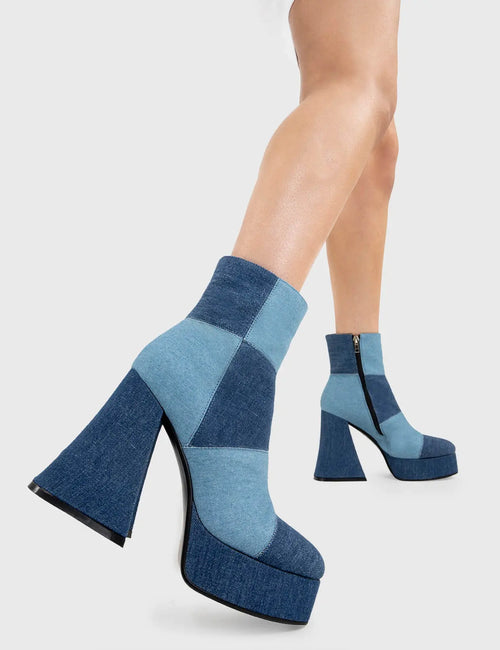 Lamoda Break In Two Platform Ankle Boots