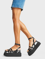 Lamoda Bronco Chunky Platform Creeper Sandals, view 3