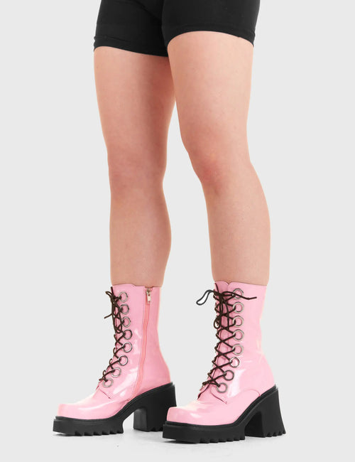 Lamoda Bulletproof Chunky Platform Ankle Boots