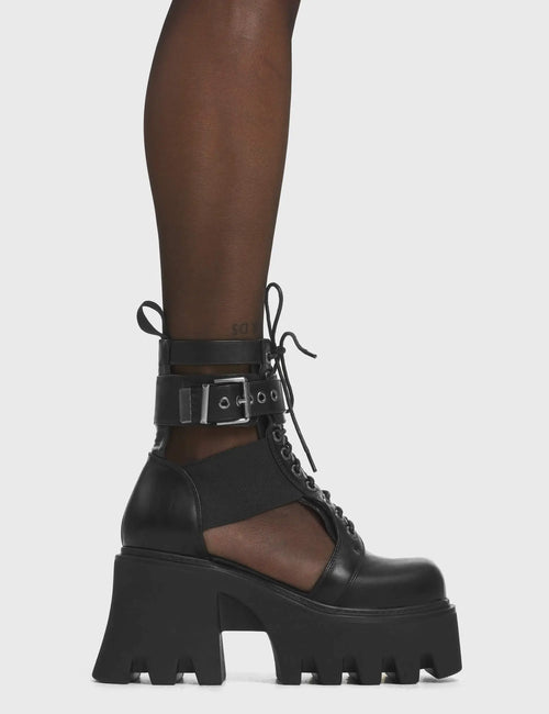 Lamoda Busy Chunky Platform Ankle Boots