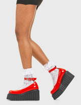 Lamoda Can't Stop Chunky Platform Creeper Shoes, view 3