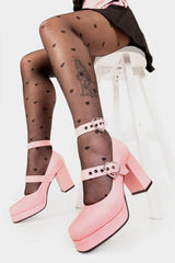 Lamoda Chrome Heart Platform Heels, view 2