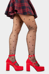 Lamoda Chrome Heart Platform Heels, view 3