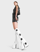 Lamoda Comet Platform Knee High Boots, view 2