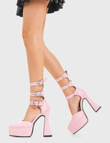 Lamoda Complex Love Platform Calf Boots, view 4