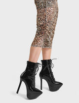 Lamoda Cool Kids Platform Ankle Boots, view 2