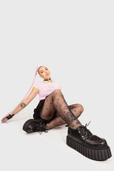Lamoda Cryptic Love Chunky Creeper Shoes, view 4