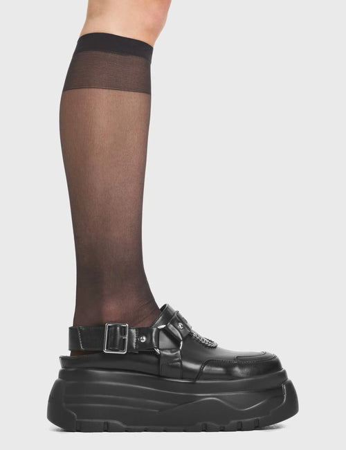 Lamoda Cut Above Chunky Platform Clog Shoes