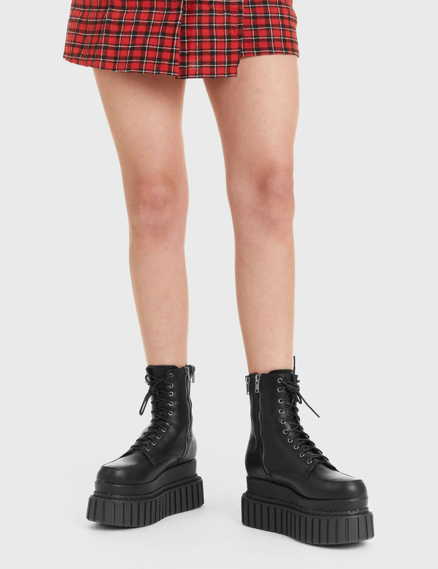 Lamoda Declined Chunky Ankle Creeper Boots
