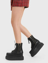 Lamoda Declined Chunky Ankle Creeper Boots, view 3