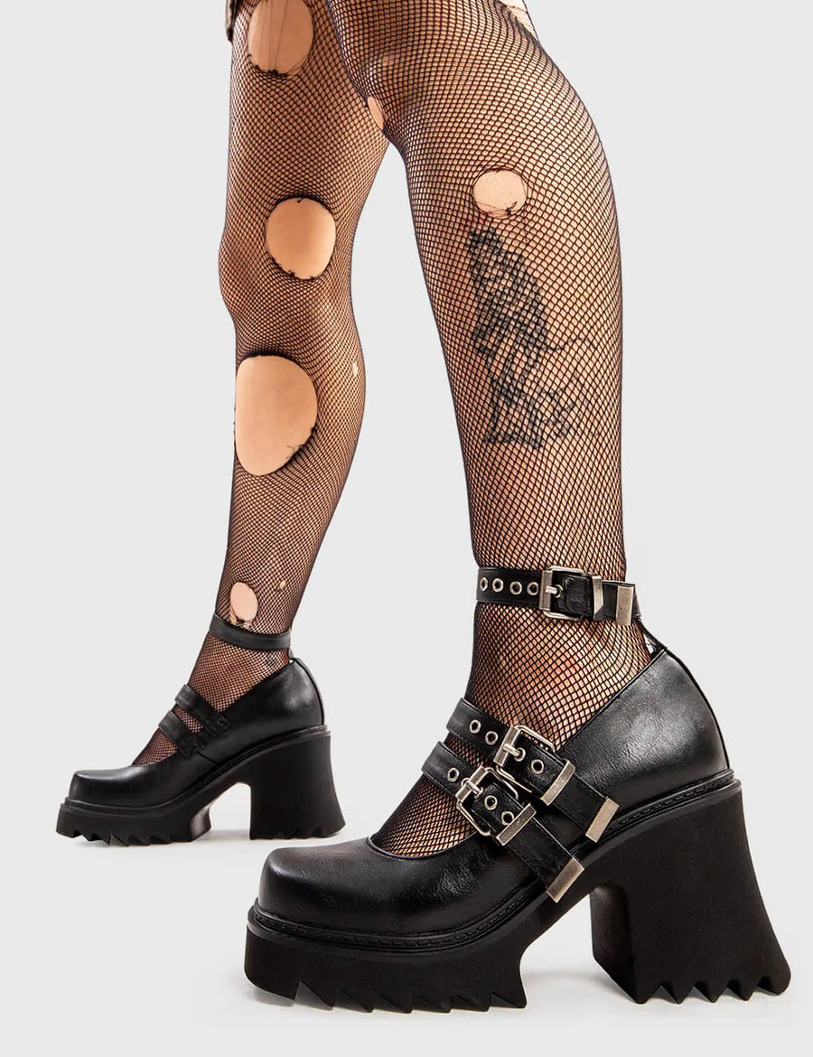 Lamoda Displaced Chunky Mary Jane Shoes