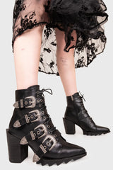 Lamoda Don't Even Western Ankle Boots, view 3