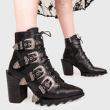 Lamoda Don't Even Western Ankle Boots, view 5