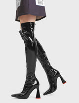 Lamoda Ego Platform Thigh High Boots, view 3