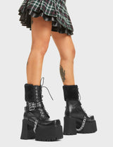 Lamoda Accelerate Chunky Platform Ankle Boots, view 2