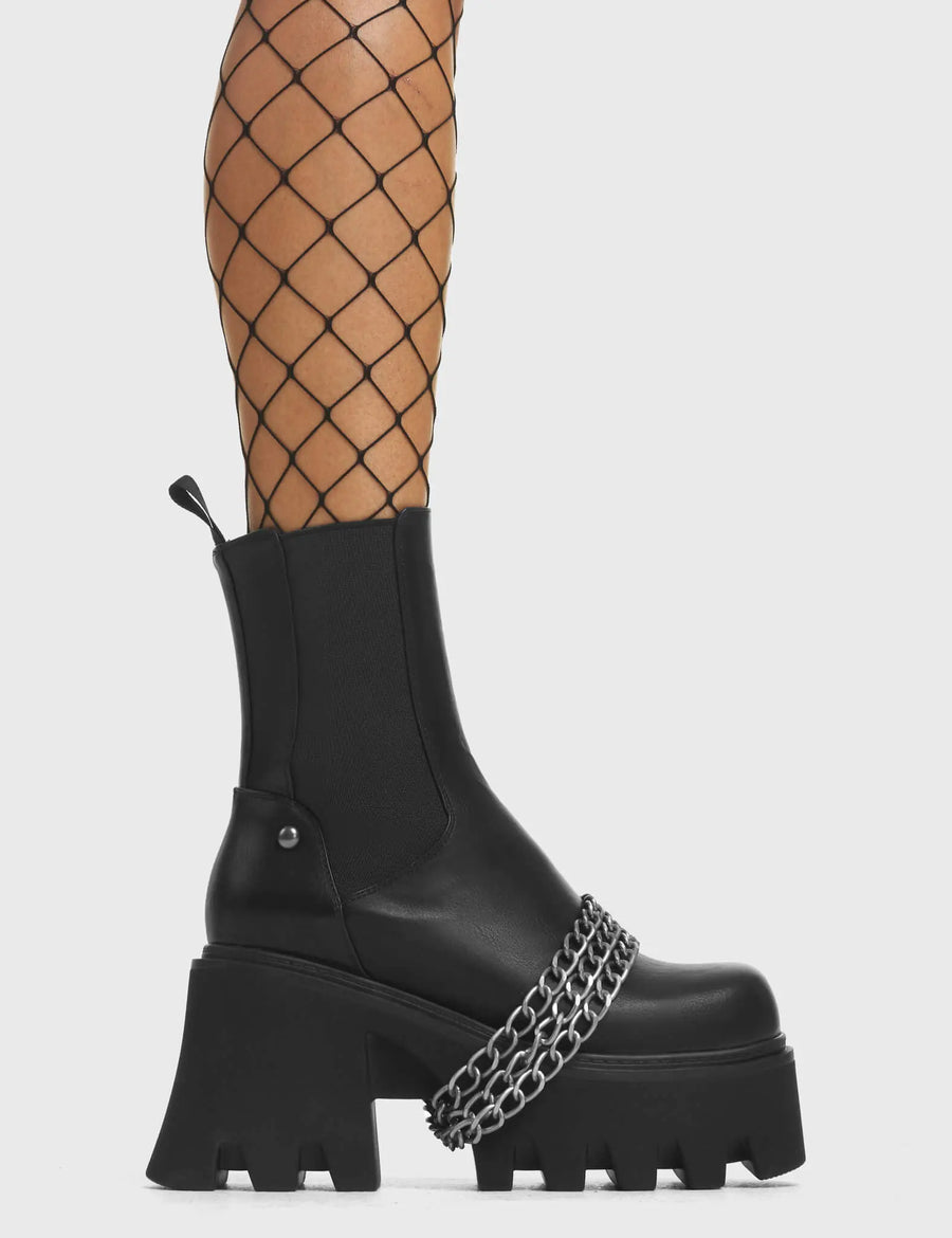 Lamoda Evening Stroll Chunky Platform Ankle Boots