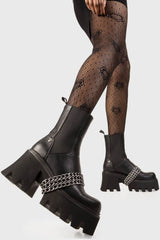 Lamoda Evening Stroll Chunky Platform Ankle Boots, view 3