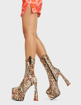 Lamoda Explosive Platform Ankle Boots, view 4