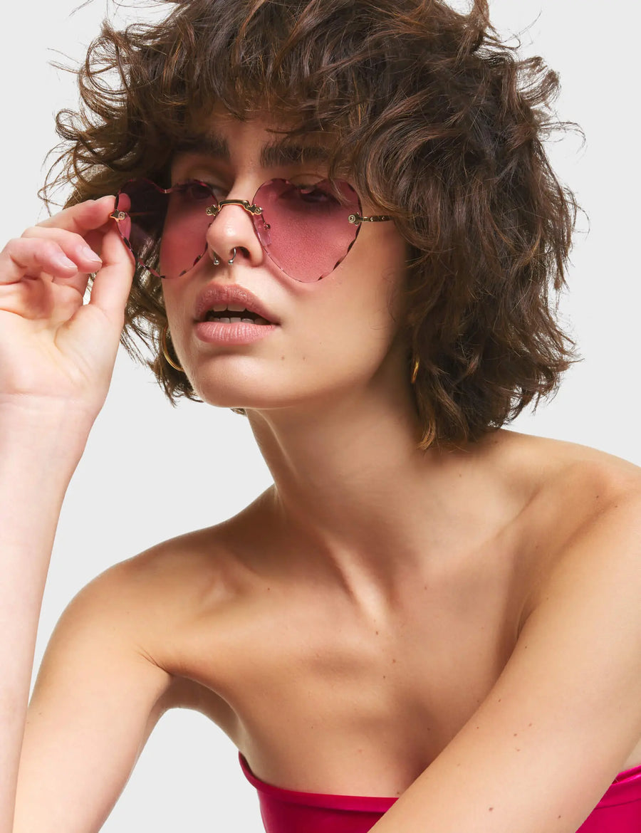 Lamoda Eye Candy Heart Sunglasses