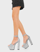 Lamoda Eye Catcher Platform Sandals, view 3