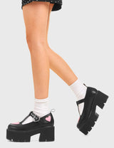 Lamoda Fairytale Chunky Mary Jane Shoes, view 3