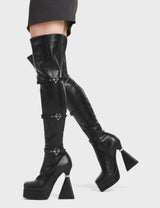 Lamoda Fantasy Platform Thigh High Boots, view 3