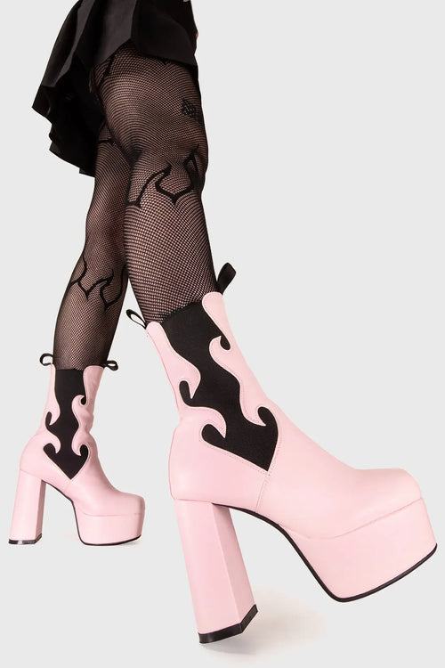 Lamoda Feelings Platform Ankle Boots