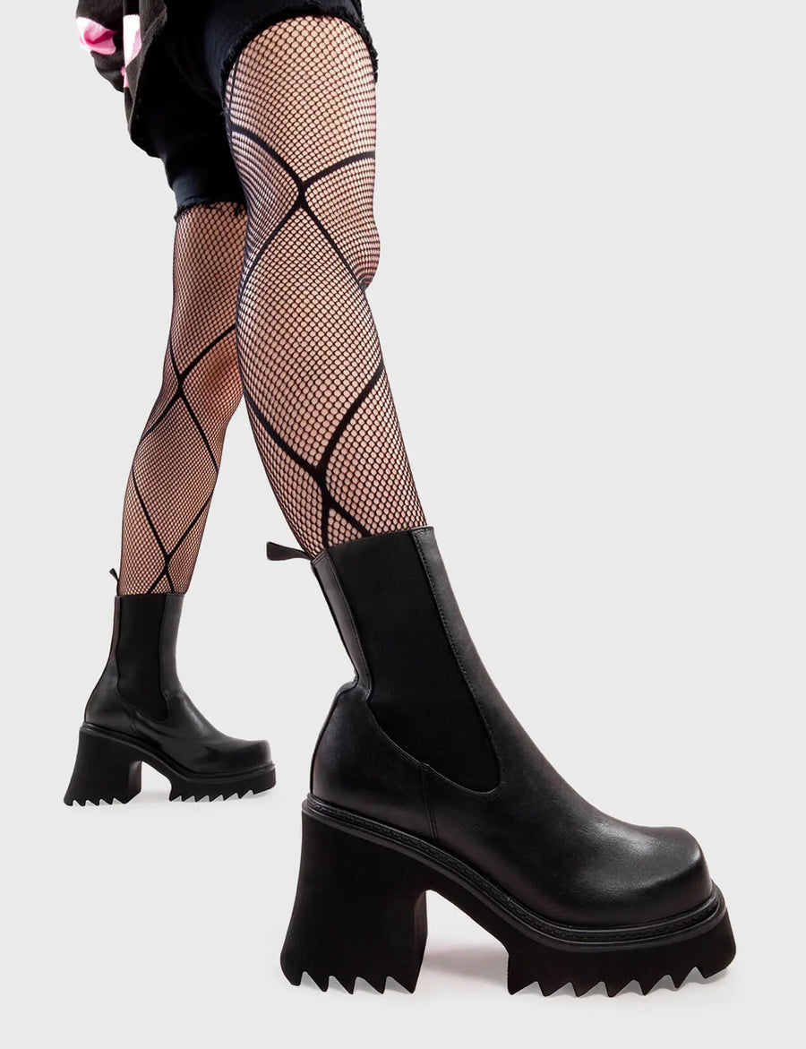 Lamoda Fireflies Chunky Platform Ankle Boots