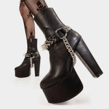 Lamoda Flashbacks Platform Ankle Boots, view 4