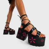 Lamoda Flawless Chunky Platform Sandals, view 4