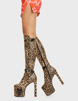 Lamoda Fuxxt Platform Knee High Boots, view 4